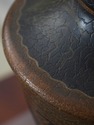LF74740: WILDWOOD ACCENTS Black Metal Urn Toleware