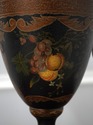 LF74740: WILDWOOD ACCENTS Black Metal Urn Toleware