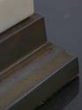 F74733: Vintage Brass & Alabaster Table Lamp