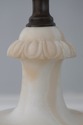F74733: Vintage Brass & Alabaster Table Lamp