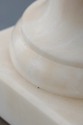 F74733: Vintage Brass & Alabaster Table Lamp