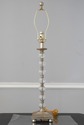 F74735: Pair Of Stacked Crystal Ball Table Lamps
