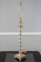 F74735: Pair Of Stacked Crystal Ball Table Lamps