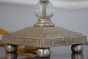 F74735: Pair Of Stacked Crystal Ball Table Lamps