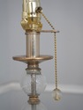 F74735: Pair Of Stacked Crystal Ball Table Lamps