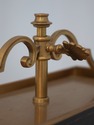 F74899: Pair DECORATIVE CRAFTS Tole Shade Brass La