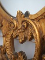74819: Rococo Style Ornate Gold Frame Wall Mirror
