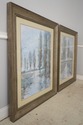 F74753: Pair Framed & Matted Meadow & Tree Scene P