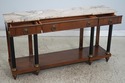 74808: JOHN WIDDICOMB Vintage Walnut Marble Top Fr