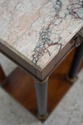 74808: JOHN WIDDICOMB Vintage Walnut Marble Top Fr