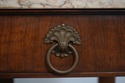 74808: JOHN WIDDICOMB Vintage Walnut Marble Top Fr
