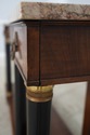 74808: JOHN WIDDICOMB Vintage Walnut Marble Top Fr