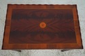 74923: HEKMAN Flame Mahogany Occasional Tea Table