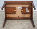 74923: HEKMAN Flame Mahogany Occasional Tea Table