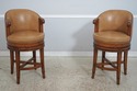 74896: Set Of 4 HANCOCK & MOORE Leather Swivel Cou