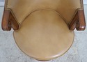 74896: Set Of 4 HANCOCK & MOORE Leather Swivel Cou