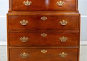 69959: BAKER Mahogany Chippendale Style Chest On C