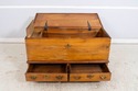 LF70000: Antique Hand Made 2 Drawer Oak Lidded Bla