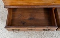 LF70000: Antique Hand Made 2 Drawer Oak Lidded Bla
