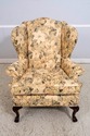 L69988: Pair Of ETHAN ALLEN Rolled Arm Wingback Ch