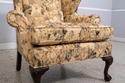 L69988: Pair Of ETHAN ALLEN Rolled Arm Wingback Ch