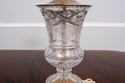 F69948: Pair Of Regency Cut Glass & Silver Plate T