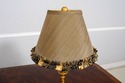F69986: Pair Of Regency Gold Gilt & Ebony Candlest