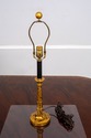 F69986: Pair Of Regency Gold Gilt & Ebony Candlest