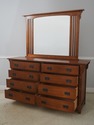 F64878EC: BASSETT Mission Oak Arts & Crafts Dresse