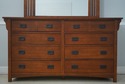 F64878EC: BASSETT Mission Oak Arts & Crafts Dresse