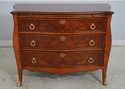 L69979: Stunning Italian Highly Inlaid 3 Drawer Ch