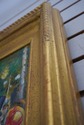 F55579EC: Gold Framed French Street Scene Oil Pain