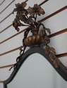 70064: Vintage Wrought Iron Marble Top Console Tab