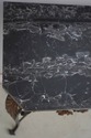 70064: Vintage Wrought Iron Marble Top Console Tab