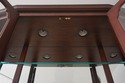 69998: HENKEL HARRIS Cherry Lighted China Cabinet