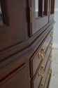 69998: HENKEL HARRIS Cherry Lighted China Cabinet