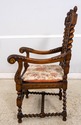 70024: French Continental Ornate Walnut Carved Arm