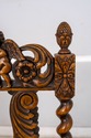 70024: French Continental Ornate Walnut Carved Arm
