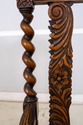 70024: French Continental Ornate Walnut Carved Arm
