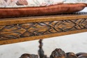 70024: French Continental Ornate Walnut Carved Arm