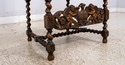 70024: French Continental Ornate Walnut Carved Arm