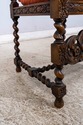 70024: French Continental Ornate Walnut Carved Arm