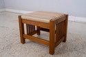 F70055: Pair Mission Oak Arts & Crafts Footstools