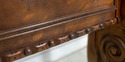 L69617: SHERRILL Lion Head Carved Mahogany Console