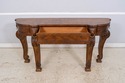 L69617: SHERRILL Lion Head Carved Mahogany Console