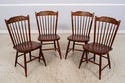 L70077: HITCHCOCK Stenciled Maple Table + 4 Chairs