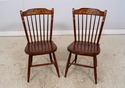 L70077: HITCHCOCK Stenciled Maple Table + 4 Chairs