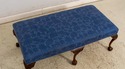 70053: SHERRILL Blue Upholstered Ball & Claw Large