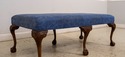 70053: SHERRILL Blue Upholstered Ball & Claw Large