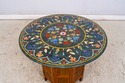 L70029: PIETRA DURA Inlaid Marble Top Anglo Indian
